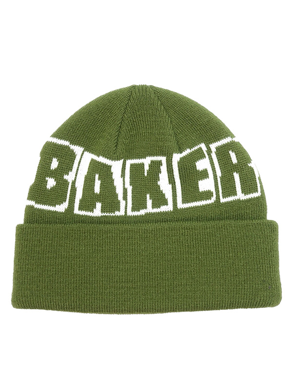 Baker Beanie BRAND LOGO Green