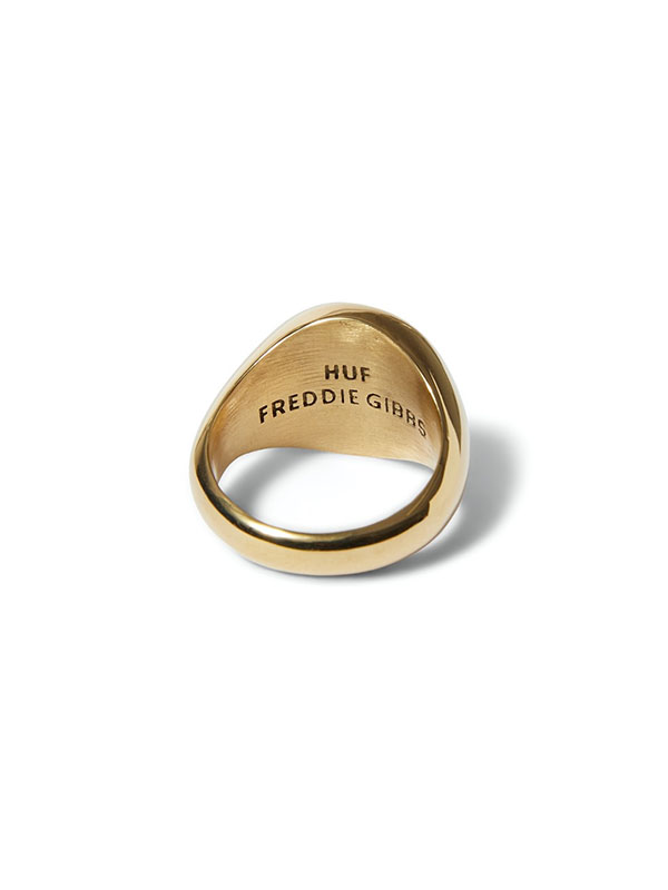 HUF Freddie Gibbs Pinky Ring – gold