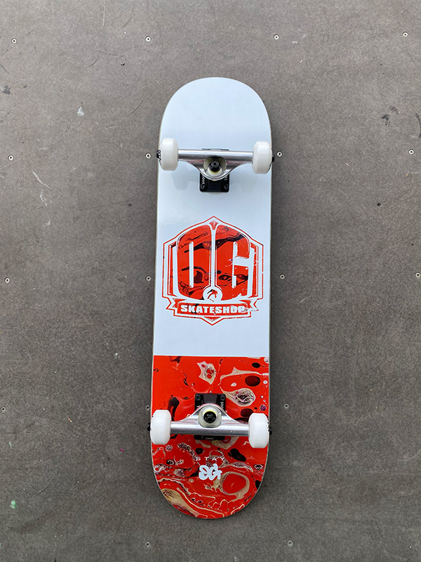 OG Skateshop Beginner Setup Art Series "Red Acid"