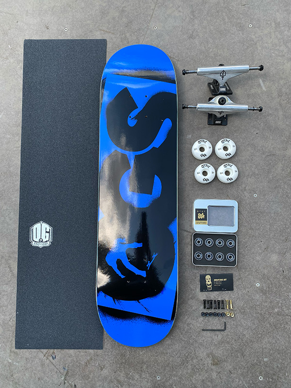 OG Skateshop Beginner Setup Stencil Setup Blue