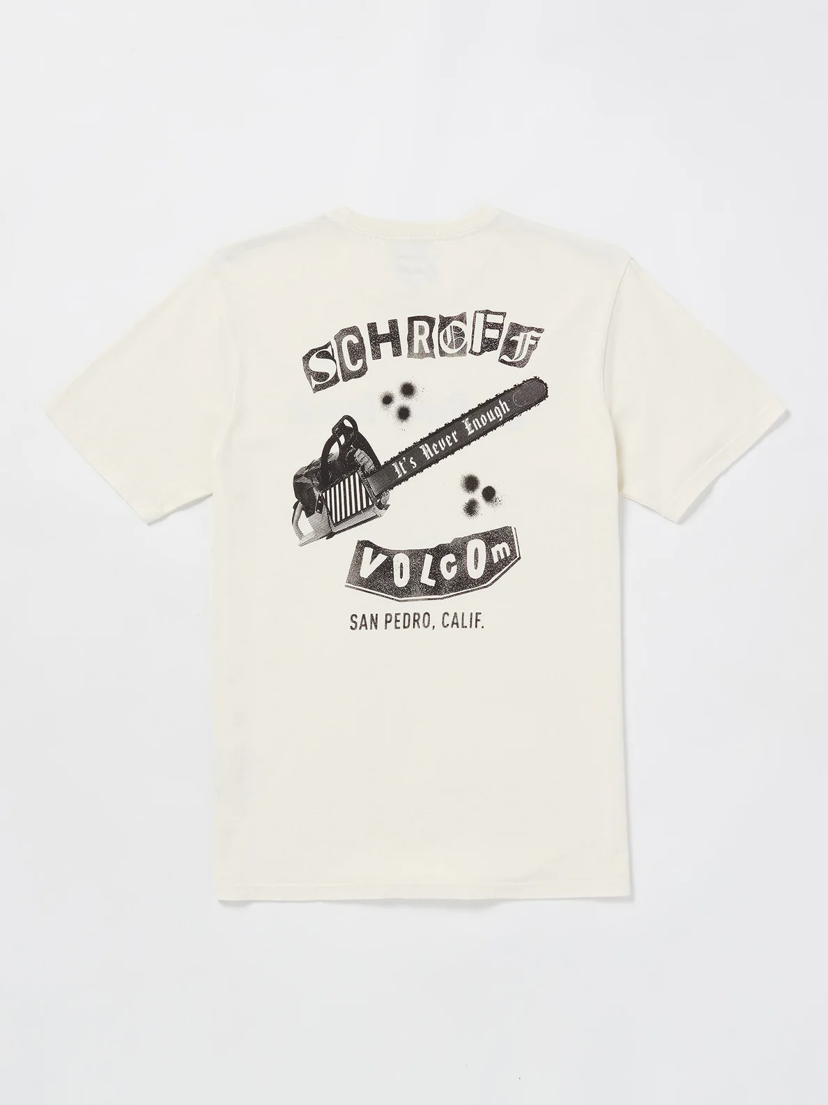 Schroff X Volcom Chainsaw SST Off White