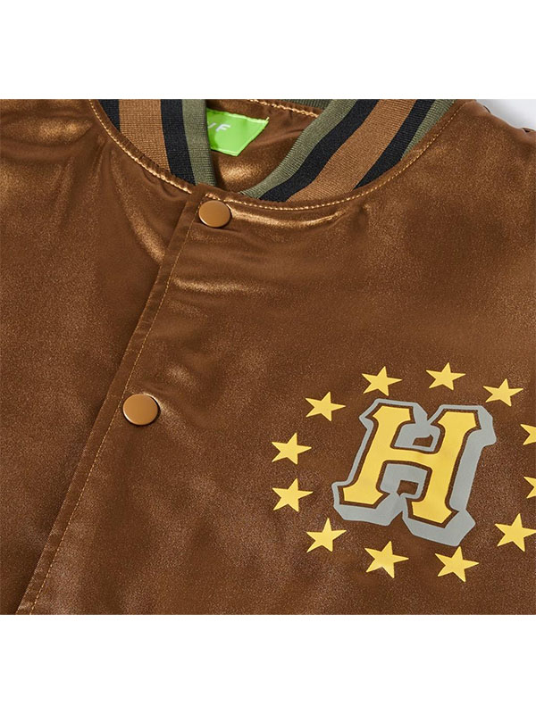 HUF Galactic Stack Baseball Jacket