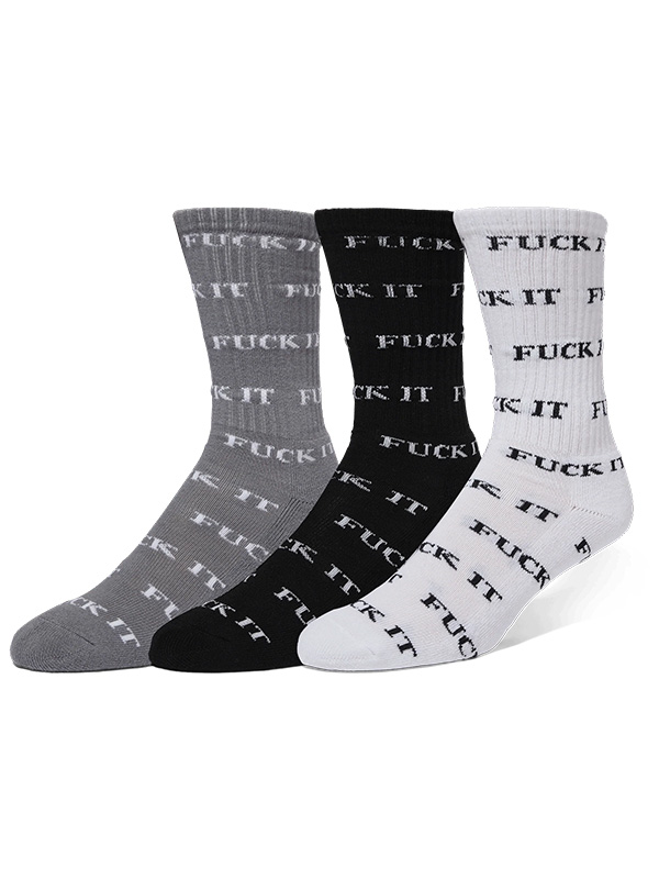 HUF Fuck It 3 Pack / Black