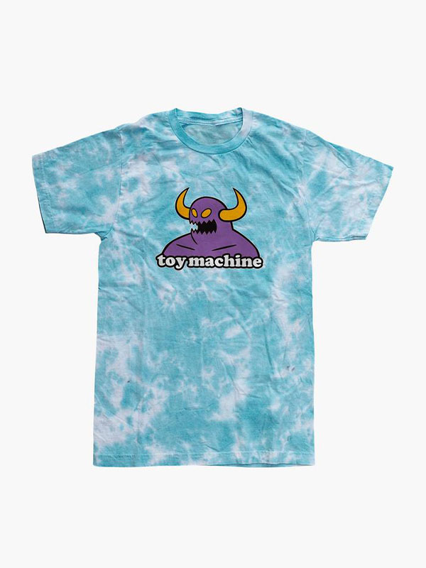 Toy-Machine T-Shirt  Monster Tye Dye Blue