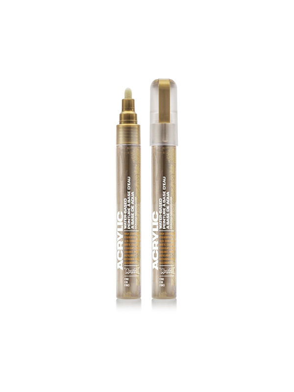 Montana Acryl Marker 2mm Gold Matt