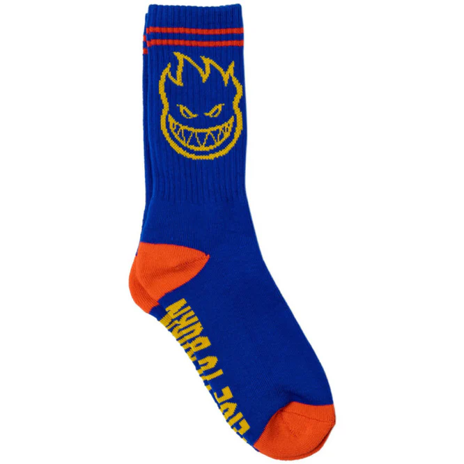 Socken Spitfire Bighead Blue/Yellow