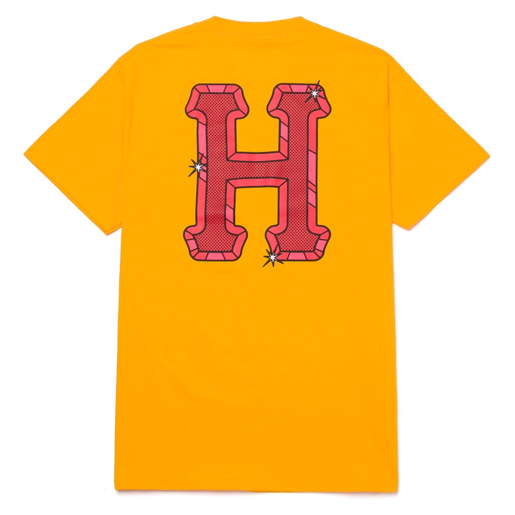 HUF Amazing H T-shirt Gold 