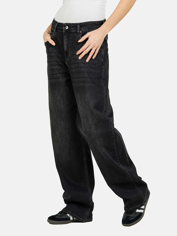 Reell Jeans Chloé Baggy Black Faded