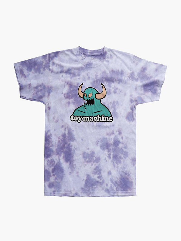 Toy-Machine T-Shirt  Monster Tye Dye Purple