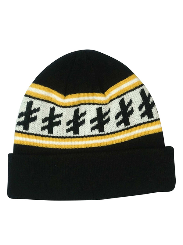 Deathwish Beanie GANG LOGO Black/Yellow