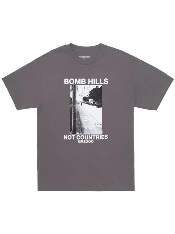 GX1000 Bomb Hills Not Countries T Charcoal