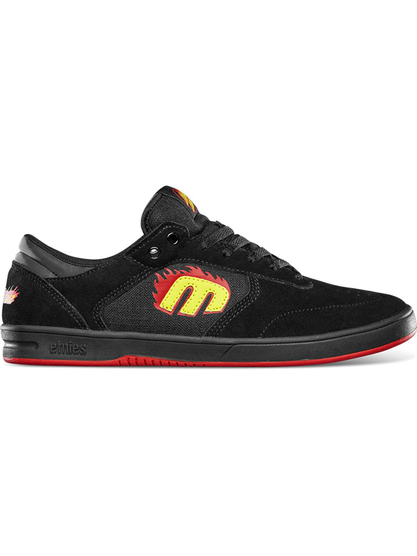 Etnies Windrow x Santa Cruz Skateboards Black Red Black