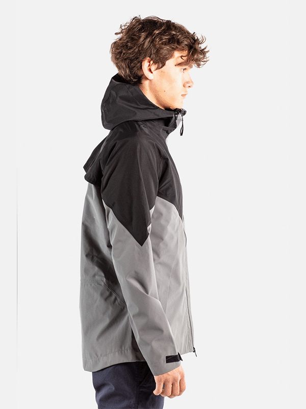 Reell Modular Rain Jacket Grey/Black